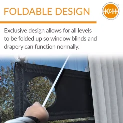 K And H Pet Products K&H Pet EZ Mount Townhouse Cat Window Bed 9 K And H Pet Products K&H Pet EZ Mount Townhouse Cat Window Bed -PetPals Group shop 5207817 ALT3