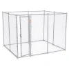 Lucky Dog Adjustable 10' X 10' X 6' Heavy Duty Chain Link Dog Kennel Enclosure -PetPals Group shop 5244230