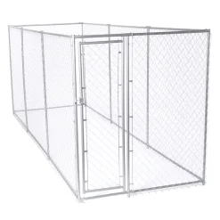 Lucky Dog Adjustable 10' X 10' X 6' Heavy Duty Chain Link Dog Kennel Enclosure -PetPals Group shop 5244230 ALT