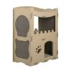 Petique Feline Penthouse Sustainable Cardboard Cat House And Scratching Boards -PetPals Group shop 5420559