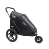 Petique Pet Mobile Breeze Jogger Stroller Cart With Mesh Windows For Dogs, Black -PetPals Group shop 5420606