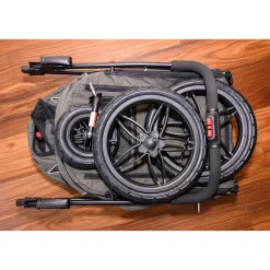 Petique Pet Mobile Breeze Jogger Stroller Cart With Mesh Windows For Dogs, Black -PetPals Group shop 5420606 ALT3