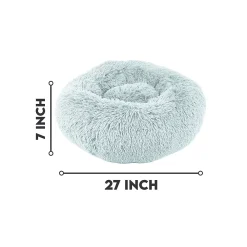 Precious Tails Super Lux Faux Fur Doughnut -PetPals Group shop 5509593 ALT3