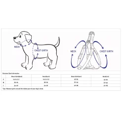 Blueberry Pet Garden Floral Dog Harness -PetPals Group shop 5663463 ALT3