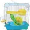YML H157BL Dwarf Hamster, Mice Cage, With Accessories, Blue -PetPals Group shop 5672508