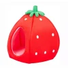 YML Strawberry Pet Bed House, Small, Red -PetPals Group shop 5672546