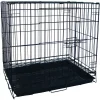YML 30" Dog Kennel Cage With Bottom Grate, Black -PetPals Group shop 5672641