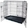 YML 36" Foldable Heavy Duty 2 Door Dog Crate -PetPals Group shop 5673595