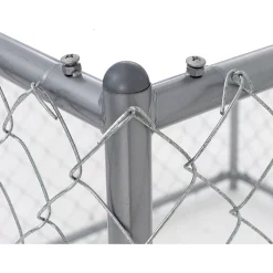Lucky Dog 10' X 5' X 4' Heavy Duty Steel Outdoor Chain Link Dog Kennel Enclosure 8 Lucky Dog 10' X 5' X 4' Heavy Duty Steel Outdoor Chain Link Dog Kennel Enclosure -PetPals Group shop 5712986 ALT2