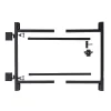 Adjust-A-Gate Steel Frame Gate Building Kit, 36"-60" Wide Opening Up To 4' High -PetPals Group shop 5713180