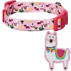 Blueberry Pet Happy Llamas Dog Collar -PetPals Group shop 5811081 ALT