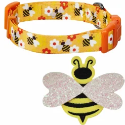 Blueberry Pet Busy Bee Dog Collar -PetPals Group shop 5811082 ALT3