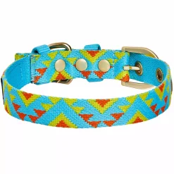 Blueberry Pet Southwestern Geometric Triangles Dog Collar 9 Blueberry Pet Southwestern Geometric Triangles Dog Collar -PetPals Group shop 5815548 ALT2