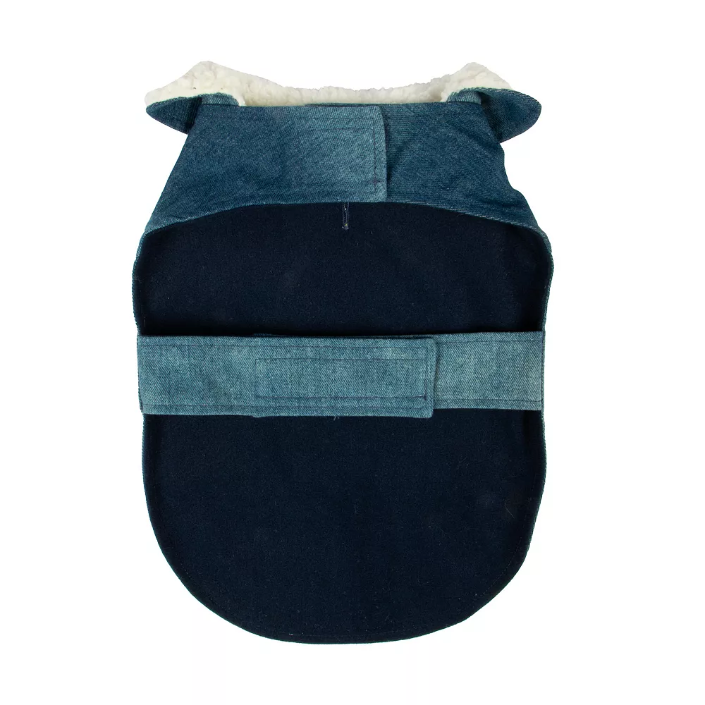 Sonoma Goods For Life® Shearling Trim Denim Dog Jacket 4 Sonoma Goods For Life® Shearling Trim Denim Dog Jacket - Image 2