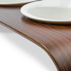 K1 Pet Design K1 Capcap Pet Food Table, Walnut -PetPals Group shop 5849473 ALT2