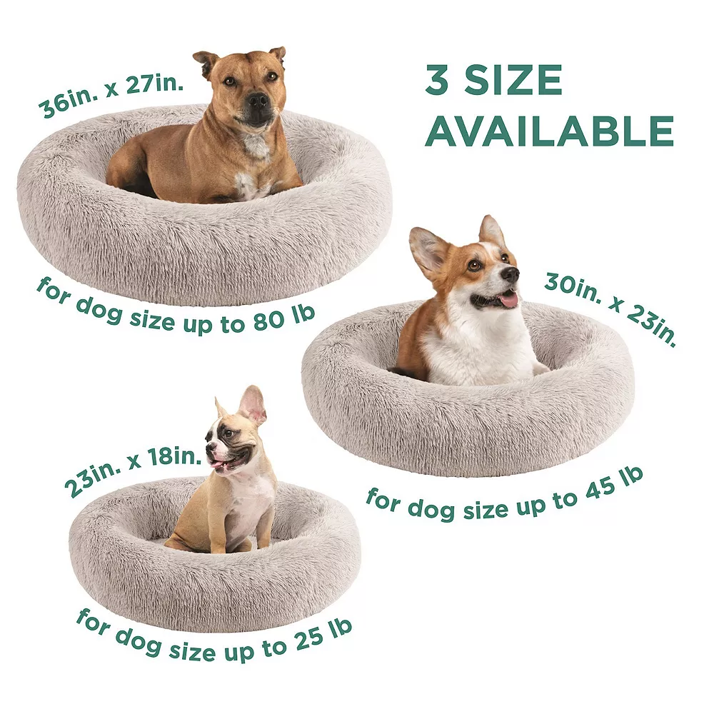 Madison Park Serena Plush Faux Fur & Memory Foam Base Oval Pet Bed 6 Madison Park Serena Plush Faux Fur & Memory Foam Base Oval Pet Bed - Image 4