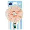 Blueberry Pet Flower & Green Teardrop Charm Dog Collar Accessory Set -PetPals Group shop 5868996