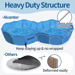 Alvantor Double Pet Swimming Pool -PetPals Group shop 5971058 ALT2