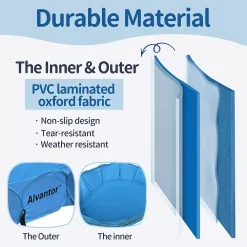 Alvantor Double Pet Swimming Pool -PetPals Group shop 5971058 ALT4