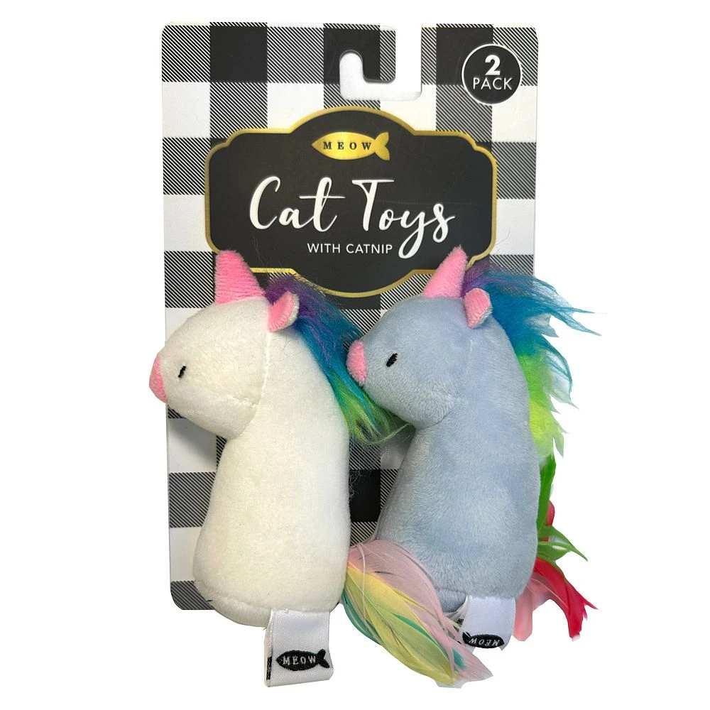 Meow 2-Pack Unicorn Catnip Cat Toys 4 Meow 2-Pack Unicorn Catnip Cat Toys - Image 2