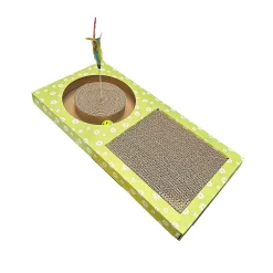 Meow Green Cat Scratcher