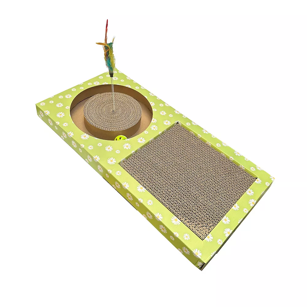 Meow Green Cat Scratcher 3 Meow Green Cat Scratcher
