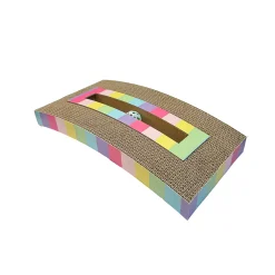 Meow Rainbow Cat Scratcher