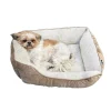 Woof Embroidered Cuddler Pet Bed 2 Woof Embroidered Cuddler Pet Bed -PetPals Group shop 5974668