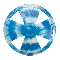 Woof Blue Rubber Frisbee