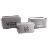 Precious Tails Dog 3-Piece Storage Bins Set -PetPals Group shop 5984964