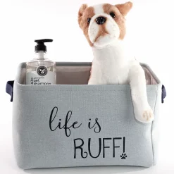 Precious Tails 3-Piece Quote Print Dog Storage Bins Set -PetPals Group shop 5984965 ALT4