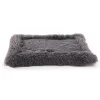 Precious Tails Eyelash Faux Fur Pet Mat -PetPals Group shop 5984968 Gray