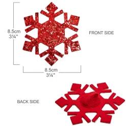 Blueberry Pet Christmas Snowflakes Dog Collar -PetPals Group shop 5985963 ALT3