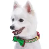 Blueberry Pet Christmas Reindeer Bow Tie Dog Collar -PetPals Group shop 5985967