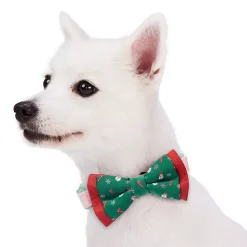 Blueberry Pet Pack Of 2 Christmas Handmade Bow Tie Set For Dog Collar -PetPals Group shop 5985977 ALT2