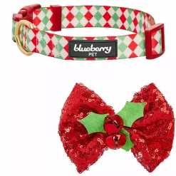 Blueberry Pet Christmas Endless Diamonds Dog Collar -PetPals Group shop 5986153 ALT3