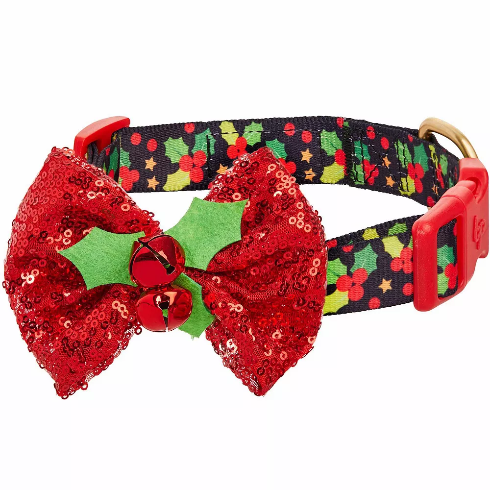 Blueberry Pet Christmas Holly Dog Collar 4 Blueberry Pet Christmas Holly Dog Collar - Image 2