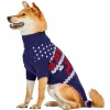 Blueberry Pet Christmas Reindeer Dog Lopi Sweater In Royal Blue -PetPals Group shop 5986750