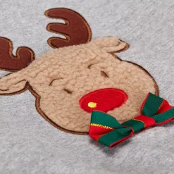Blueberry Pet Christmas Reindeer Applique Embroidery Dog Sweatshirt 11 Blueberry Pet Christmas Reindeer Applique Embroidery Dog Sweatshirt -PetPals Group shop 5986761 ALT3