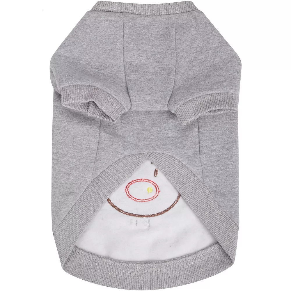 Blueberry Pet Christmas Reindeer Applique Embroidery Dog Sweatshirt 7 Blueberry Pet Christmas Reindeer Applique Embroidery Dog Sweatshirt - Image 5