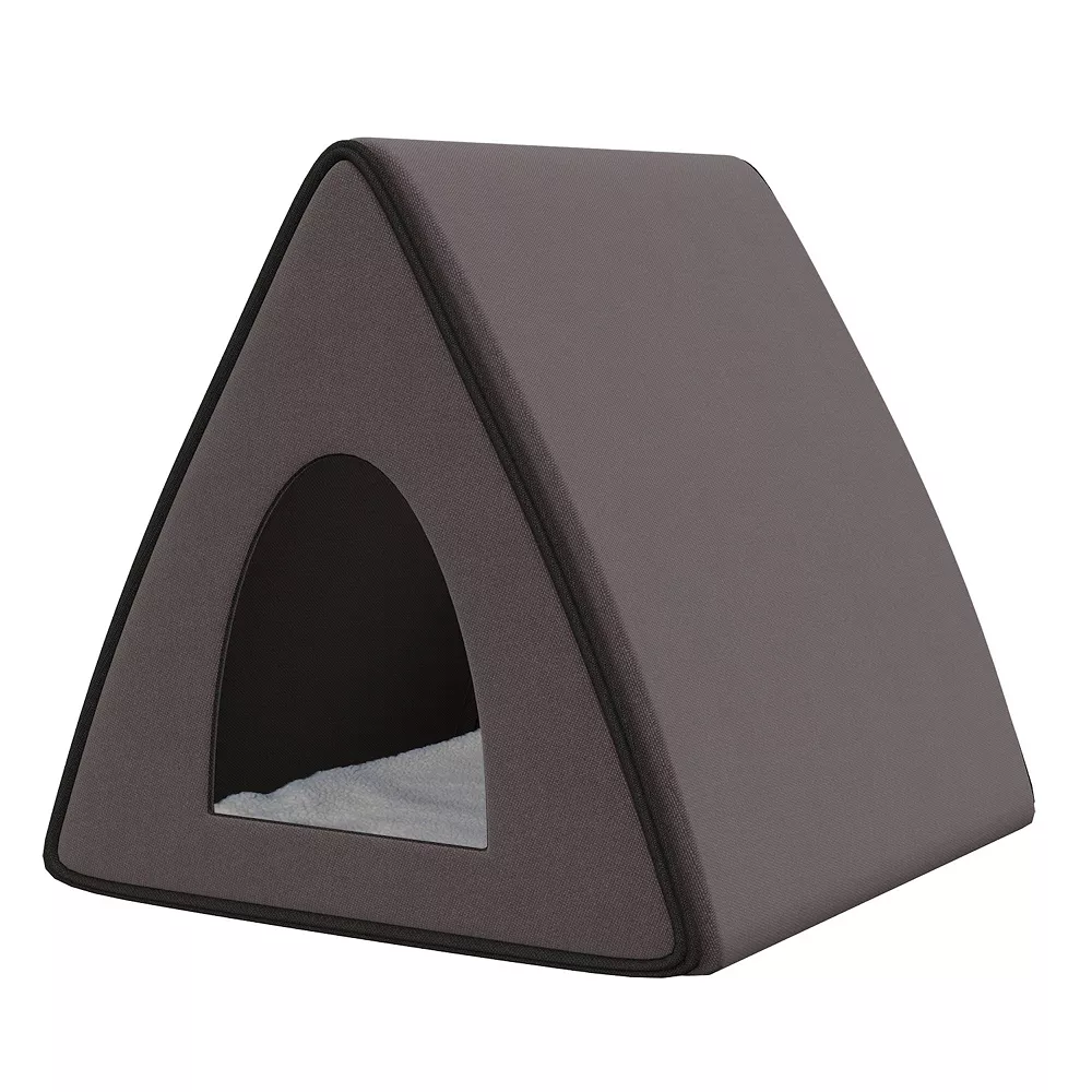 PawHut Heated Cat House A Frame Pet Shelter With Zippered Water Resistant Roof For Indoor And Outdoor 5 PawHut Heated Cat House A Frame Pet Shelter With Zippered Water Resistant Roof For Indoor And Outdoor - Image 3