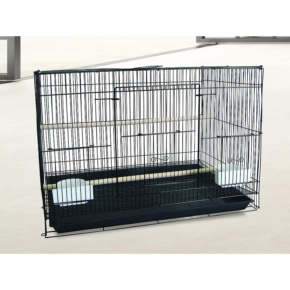 YML Black Small Bird Breeding Cage 4 YML Black Small Bird Breeding Cage - Image 2