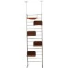 PawHut 9' Floor To Ceiling Adjustable Cat Tree Tower Climbing Activity Center -PetPals Group shop 6021615