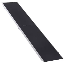 PawHut 96" Portable Bi Fold Folding Vehicle Pet Ramp For Large Dog Or Animals With Safety Lock And Convenient Carry Handle -PetPals Group shop 6021856 ALT2