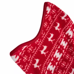 Blueberry Pet Christmas Reindeer & Snowflake Fleece Dog Half Zip Sweater 11 Blueberry Pet Christmas Reindeer & Snowflake Fleece Dog Half Zip Sweater -PetPals Group shop 6023966 ALT4