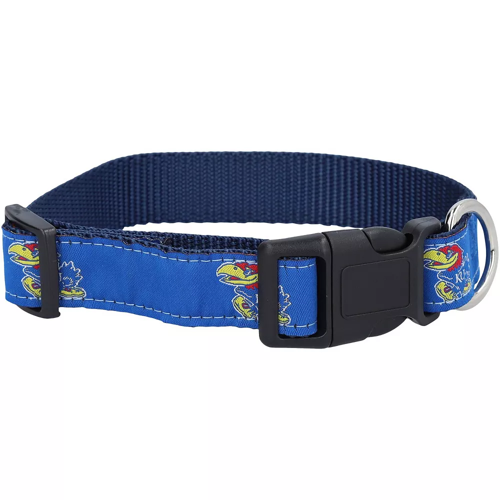 Kansas Jayhawks 1" Regular Dog Collar 3 Kansas Jayhawks 1" Regular Dog Collar
