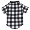 Leveret Big Dog Cotton Pajama Plaid 1 Leveret Big Dog Cotton Pajama Plaid -PetPals Group shop 6034525 Plaid Black White