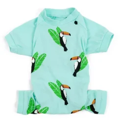 Leveret Dog Cotton Pajama Toucan Bird