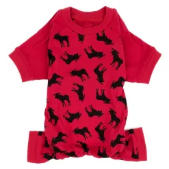 Leveret Dog Cotton Pajama Moose