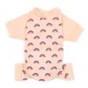 Leveret Dog Cotton Pajama Rainbow Peach -PetPals Group shop 6034817